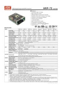 HRP-75-36 Datasheet Cover