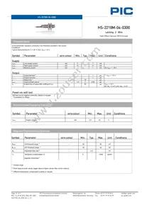 HS-2210M-04-0300 Datasheet Page 2