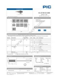 HS-2212M-02-0300 Datasheet Cover