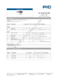 HS-2212M-03-0300 Datasheet Page 2