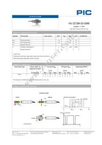 HS-2212M-03-0300 Datasheet Page 3