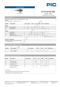 HS-2212M-05-0300 Datasheet Page 2