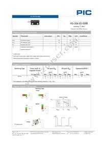 HS-324-02-0300 Datasheet Page 3