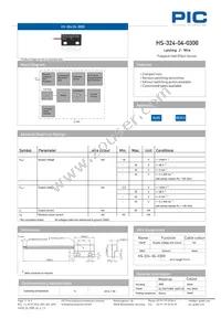 HS-324-04-0300 Datasheet Cover