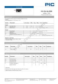 HS-324-04-0300 Datasheet Page 2