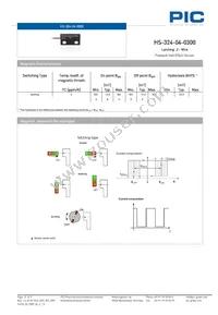 HS-324-04-0300 Datasheet Page 3