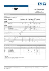 HS-324-05-0300 Datasheet Page 2