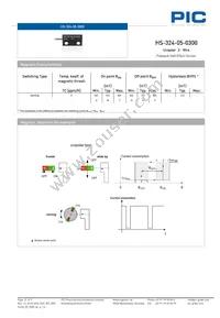 HS-324-05-0300 Datasheet Page 3