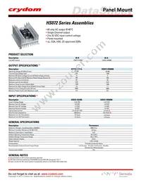 HS072-HD6090 Datasheet Cover