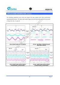 HS20116 Datasheet Page 17