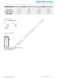 HSE18-B4A2BA Datasheet Page 5