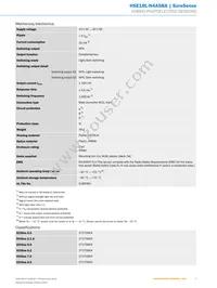 HSE18L-N4A5BA Datasheet Page 3