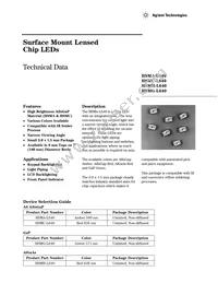 HSMA-L640 Datasheet Cover
