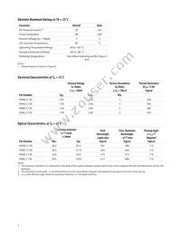 HSME-C130 Datasheet Page 3
