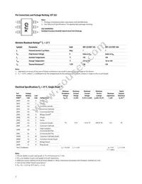 HSMS-2800-TR1 Datasheet Page 2