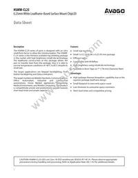 HSMW-CL25 Datasheet Cover