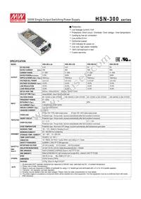 HSN-300-5B Datasheet Cover