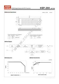 HSP-200-4.2 Datasheet Page 2