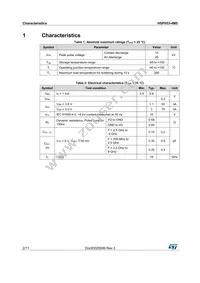 HSP053-4M5 Datasheet Page 2