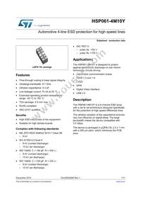 HSP061-4M10Y Datasheet Cover