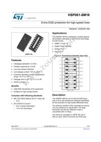 HSP061-8M16 Datasheet Cover