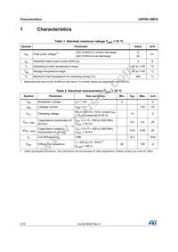 HSP061-8M16 Datasheet Page 2