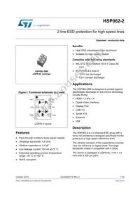 HSP062-2P6 Datasheet Cover