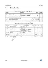 HSP062-2P6 Datasheet Page 2