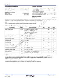 HSP43216JC-52Z Datasheet Page 16