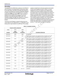 HSP45116AVC-52Z Datasheet Page 13