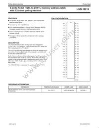 HSTL16919DGG Datasheet Page 2