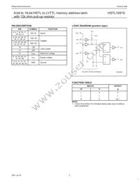 HSTL16919DGG Datasheet Page 3