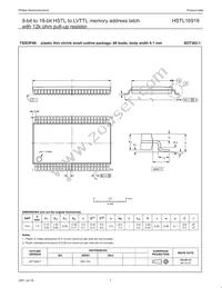 HSTL16919DGG Datasheet Page 7