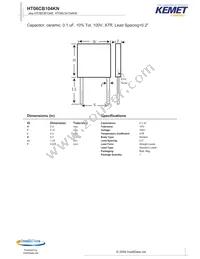 HT06CW104K Datasheet Cover