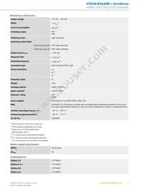 HTB18-B4A2BB Datasheet Page 3