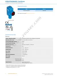 HTB18-P4A2BAD04 Datasheet Page 2