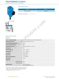 HTB18-P4B2BAD04 Datasheet Page 2