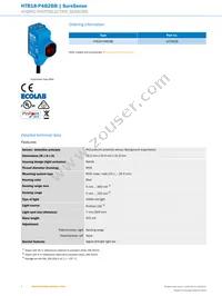 HTB18-P4B2BB Datasheet Page 2