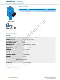 HTE18-P4A1BB Datasheet Page 2