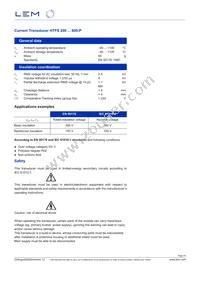 HTFS 800-P Datasheet Page 2