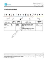 HTOV511040UR Datasheet Page 3