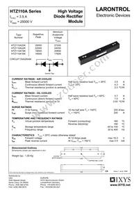 HTZ110A25K Datasheet Cover