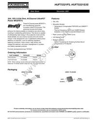 HUF75321S3S Datasheet Cover