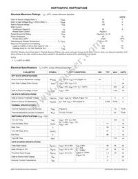 HUF75321S3S Datasheet Page 2