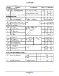 HUF75852G3 Datasheet Page 3