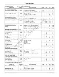 HUF76407DK8T Datasheet Page 2