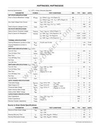 HUF76423D3 Datasheet Page 2