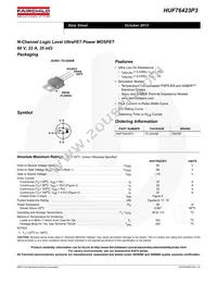 HUF76423P3 Datasheet Page 2