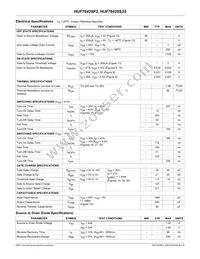 HUF76429S3S Datasheet Page 2