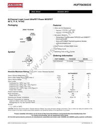 HUF76439S3ST Datasheet Page 2